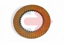 BRZDOVÁ LAMELA CAT 8I4483