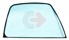 BOČNÉ SKLO PRAVÉ TVRDENÉ ZELENÉ SO SIEŤOTLAČOU CVA JCB 827/80212