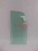 BOČNÉ SKLO ĽAVÉ ZA DVERMI TVRDENÉ ZELENÉ CVA JCB 827/30502