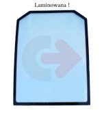 ČELNÉ SKLO LAMINOVANÉ ZELENÉ SO SIEŤOTLAČOU CVA JCB 827/80304