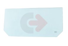 ČELNÉ SKLO SPODNÉ TVRDENÉ ZELENÉ CVA CAT 2811149