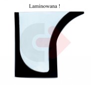 ČELNÉ SKLO SPODNÉ PRAVÉ ZELENÉ LAMINOVANÉ SO SIEŤOTLAČOU CVA JCB 827/80395