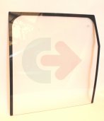 ČELNÉ SKLO HORNÉ TVRDENÉ BEZFAREBNÉ SO SIEŤOTLAČOU CVA CAT 3701492