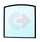 ČELNÉ SKLO HORNÉ TVRDENÉ ZELENÉ SO SIEŤOTLAČOU CVA JCB 827/80447