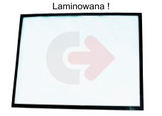 ČELNÉ SKLO HORNÉ LAMINOVANÉ ZELENÉ SO SIEŤOTLAČOU CVA CASE, NEW HOLLAND, MANITOU 85801621