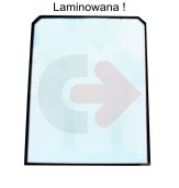 ČELNÉ SKLO LAMINOVANÉ ZELENÉ SO SIEŤOTLAČOU CVA JCB 332/F9519