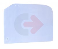 BOČNÉ SKLO PRAVÉ TVRDENÉ BEZFAREBNÉ CVA CAT 2896019