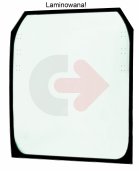 ČELNÉ SKLO LAMINOVANÉ ZELENÉ SO SIEŤOTLAČOU CVA JCB 827/80225