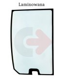 ČELNÉ SKLO LAMINOVANÉ ZELENÉ SO SIEŤOTLAČOU CVA CAT 2111434