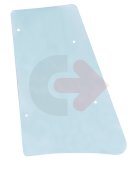 BOČNÉ SKLO ĽAVÉ TVRDENÉ ZELENÉ CVA JCB 827/80149