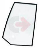 SKLO DVERÍ TVRDENÉ ZELENÉ SO SIEŤOTLAČOU CVA VOLVO V15086905