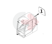 ZADNÉ SKLO TVRDENÉ ZELENÉ CVA VOLVO V14508462